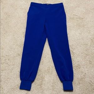 *Worn Once* Express Pull-On Blue Work Pants, Small